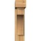 Ekena Millwork Westlake Block Rough Sawn Bracket w/ Offset Brace, Western Red Cedar, 6"W x 20"D x 24"H BKT0604X20X24WTL05RWR - alternate 2